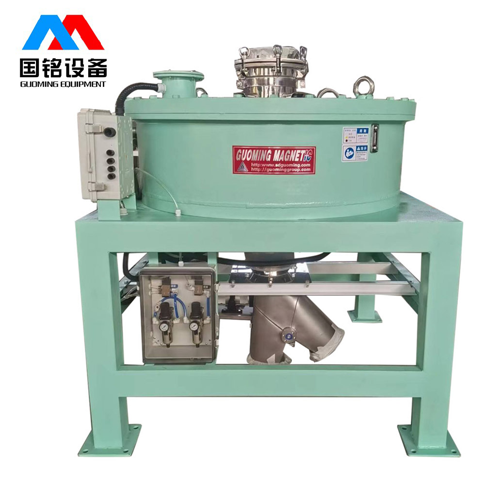 鋰電池正負(fù)極材料電磁干粉除鐵機(jī)